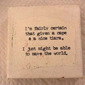 Canvas quote picture